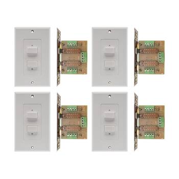 4PK Pro2 A B Or A+B Speaker Selector Wall Plate Switch A 100W Mount Toggle PRO2