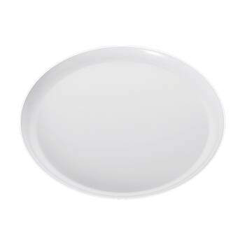 12x 10pc Partyware Heavy Duty Reusable Plates Set W/ Silver Rim 160mm White