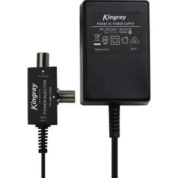Kingray 17.5V AC 100Ma Power Supply F Type Injector
