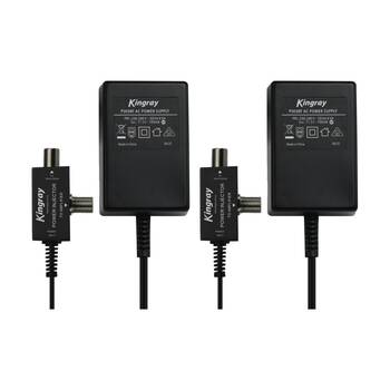 2PK Kingray 17.5V AC 100Ma Power Supply F Type Injector