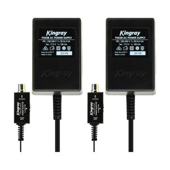 2PK Kingray 17.5V AC 100Ma Power Supply Pal Type PAL Injector