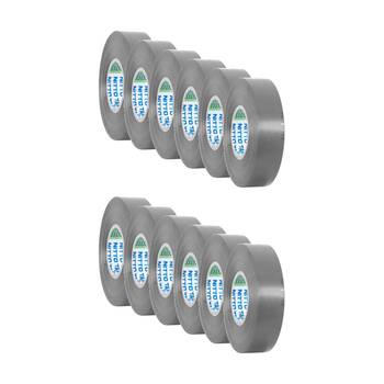 12PK Nitto Grey 20Mt Tape PVC Electrical Insulation 19mm Lead-Free Vinyl Roll