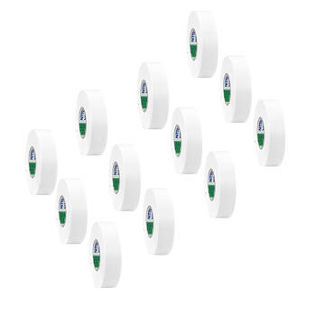 12PK Nitto White 20Mt Tape PVC Electrical Insulation 20 Metre