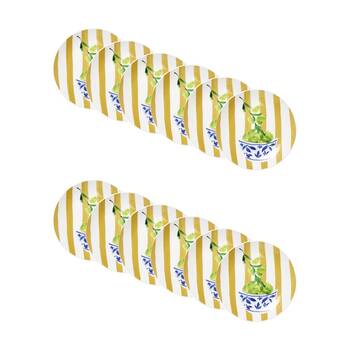 12PK Porto Valentina Italian Inspired Illustration Side Plate 20cm