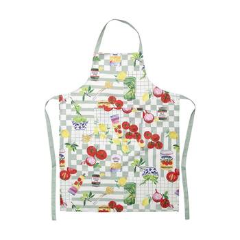 Porto Italian Food Inspired Valentina Apron Sage Green 95x70cm