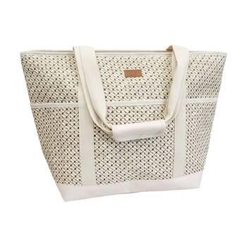 LVD Milo Insulated Beach Cooler Storage Travel Bag Neutral/Coastal