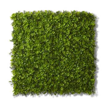E Style Clover Wall Outdoor Artificial PE Greenery Tiles Green 100x20x100cm