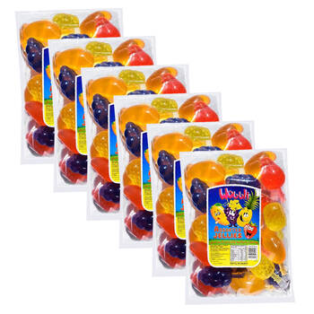 6PK Wobbli Assorted Jellied Fruit Flavoured Jelly Gluten Free 40g