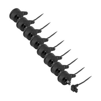 8PK Doss 2M 240V AC Mains Figure 8 Iec-C7 Right Angle Both Ends