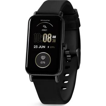 Reflex Active Series Nexus Strap 1.83 Inch AMOLED Screen Smart Watch Black