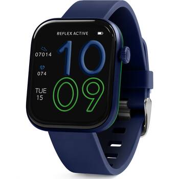 Reflex Active Series Spectra AMOLED Screen Silicone Strap?Smart Watch Navy