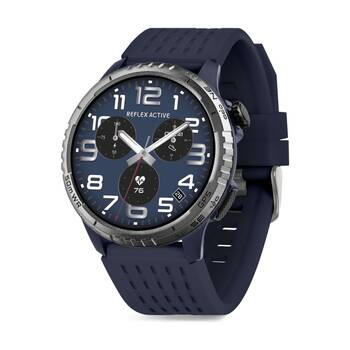 Reflex Active SeaVenture 5ATM Water Resistant AMOLED Display?Smart Watch Blue