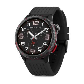 Reflex Active SeaVenture 5ATM Water Resistant Smart Watch Black/Red