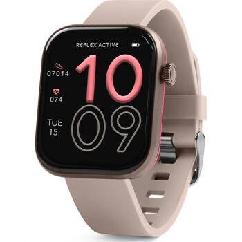 Reflex Active Series 40 AMOLED Aluminium Silicone Calling Smart Watch Mink