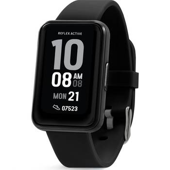 Reflex Active Series 49 Strap Wellness Tracking Calling Smart Watch Black