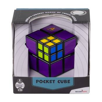 Recent Toys Mefferts Pocket Cube 3x3 Puzzle With 12 Colors 9y+