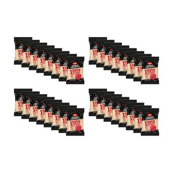32PK Fyna Superior Liquorice Co 1m Raspberry Red Wheel Candy 120g