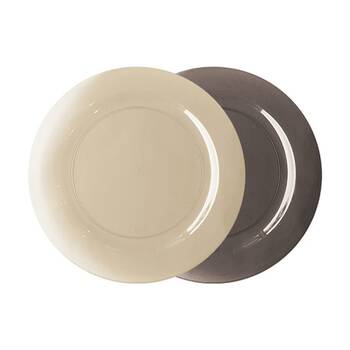 24x 10pc Partyware Reusable Snack Plates Set Tableware 180mm Assorted