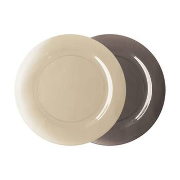 24x 10pc Partyware Reusable Dinner Plates Set Tableware 230mm Assorted