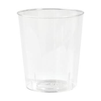 48x 20pc Partyware Reusable Jumbo Shot Glasses Set 60ml Clear