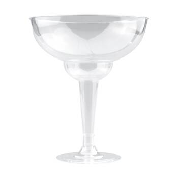 24x 4pc Partyware Reusable Margarita Glass Set Tableware 300ml Clear