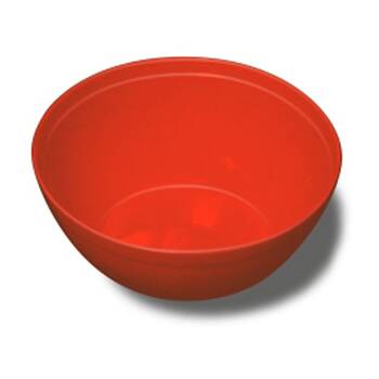 24x 10pc Partyware Reusable Durable Bowl Set Tableware 400ml Red