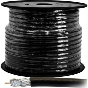 Doss Quad Shield Cable 30M Roll 75 Ohm Coax Per Satellite