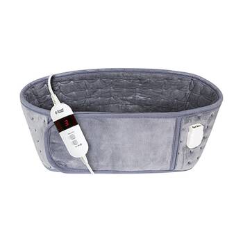 Russell Hobbs Soft Microfleece Heated Belt W/ 3 Adjustable Heat Settings Grey