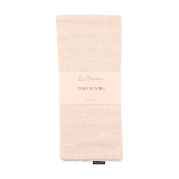 Bas Phillips Linen-Tencel Table Runner Kitchen Textile Linen MED 35x180cm