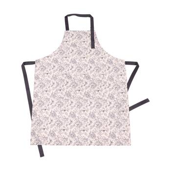 Bas Phillips Printed Linen Looks Kitchen Apron Cotton Blue Birds