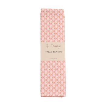 Bas Phillips Printed Linen Looks Table Runner Daisy Small 35x150cm