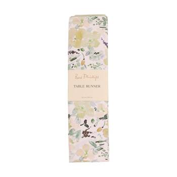 Bas Phillips Printed Linen Looks Table Runner Green Wonderland Small 35x150cm
