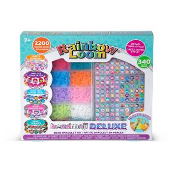 Rainbow Loom Beadmoji Deluxe Bracelet DIY Craft Kit Set 7Y+ Kids Fun 2540pc
