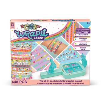Rainbow Loom Wrapit Bracelet DIY Craft Kit Set 8Y+ Kids Fun 648pc