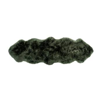Huxford Grove The Gulgong Sheepskin Rug Double Woodland Green 180x60cm