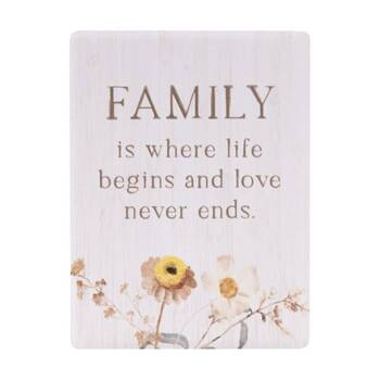 6PK Splosh Rustic Meadow Family Ceramic Kitchen Magnet Beige 6x8cm
