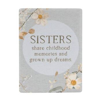 3PK Splosh Rustic Meadow Sisters Ceramic Kitchen Magnet Beige 6x8cm
