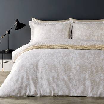 Christy Allium Duvet/Quilt Cover Set Cotton Sateen Multicoloured
