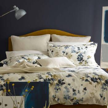 Christy Yves Duvet/Quilt Cover Set Cotton Sateen Home Bedding Multicoloured