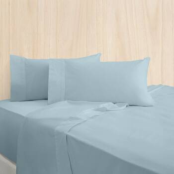 Bas Phillips Bamboo Cotton 400TC Home Bedding Sheet Set w/Pillowcase Blue Dream