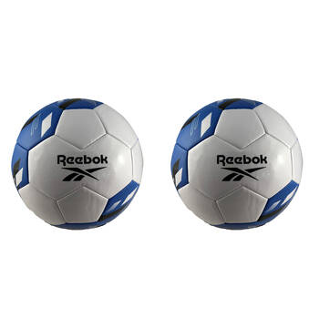 2PK Reebok Soccer Ball Recreational Durable Sports Size 4 VR1500 Black/White
