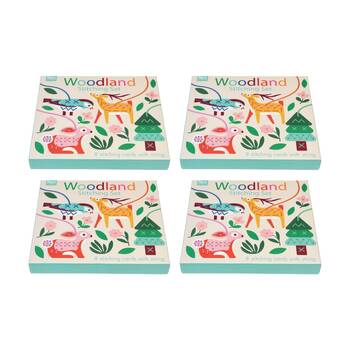 4PK Rex London Kids 6y+ Woodland Stitching Set Creative Craft Sewing Kit