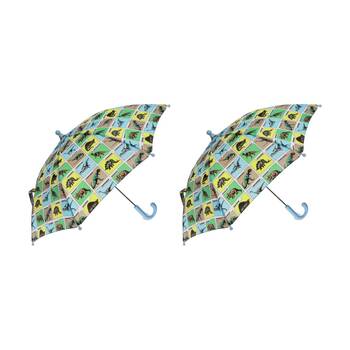 2PK Rex London Child Umbrella Prehistoric Dinosaur Print 3y+ 65cm Diameter