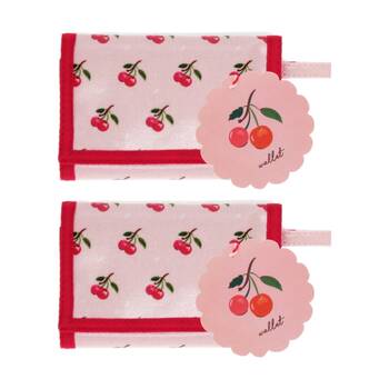 2PK Rex London Kids 3y+ Tri-Fold Child Wallet Little Cherry Design