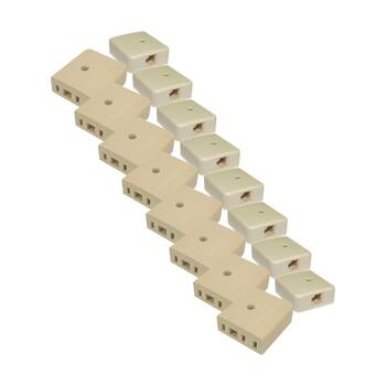 8PK Modular Rj12 Socket To 610 Phone Adaptor Tel5117 RJ12 Adapter