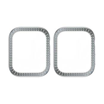 2PK Panzer Safe by Bling Bumper - Apple Watch (41mm) Protective Case Silver
