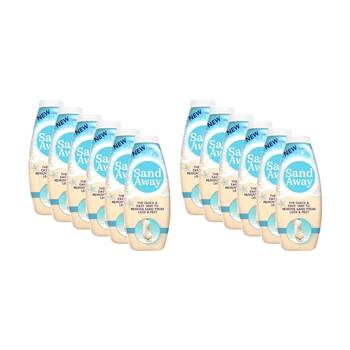 12PK Sand Away Beach Powder Sand-Remover For Legs & Feet 226g