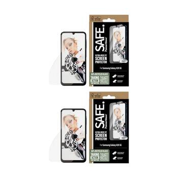 2PK Panzer SAFE by UtraWide Fit SP - Samsung A26 5G Durable Device Shield Clear