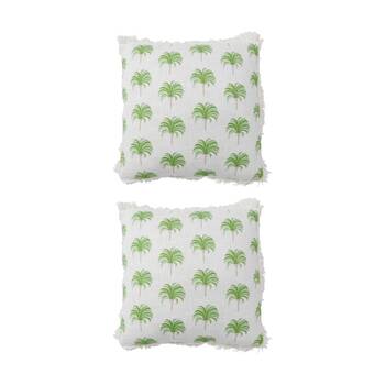 2PK LVD Palm Tree Decorative Coastal Home/Living Decor Cushion/Pillow 50x50cm
