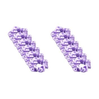 12PK Lifesopeche Womens Hair Tie Accessory Scrunchie Lilac One Size